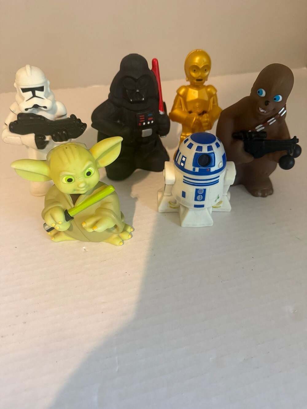 Wicked Cool Toys Star Wars Rubber Squirt Toy Set of 6